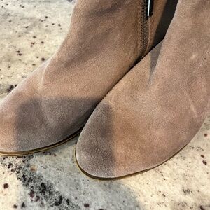 Suede Booties, lucky Brand